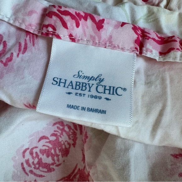 1 Simply Shabby Chic Pink Rose Ruffle Sham Standard - Picture 4 of 5
